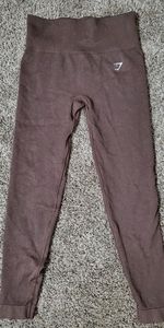 Gymshark fleck legging in size medium color brown